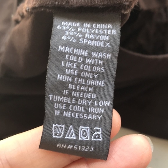 Vince Camuto Brown Work Career Pants Trousers Size 12 - Picture 10 of 10